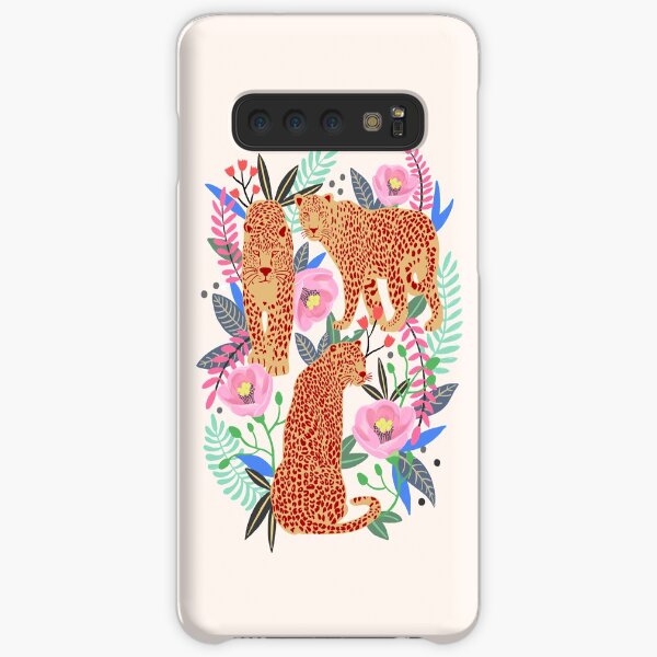 Leopard Idea, leopard print, animal print, flower print Samsung Galaxy Snap Case