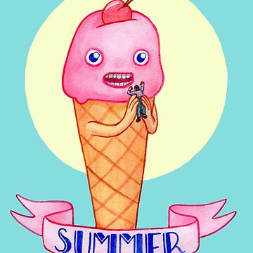 Artwork thumbnail, Summer Fun: I Scream You Scream We All Scream For Ice Cream by StephVonAwesome