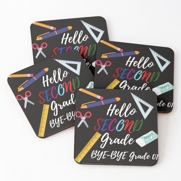 Item preview, Hello second grade  designed and sold by Kiarasboutique.