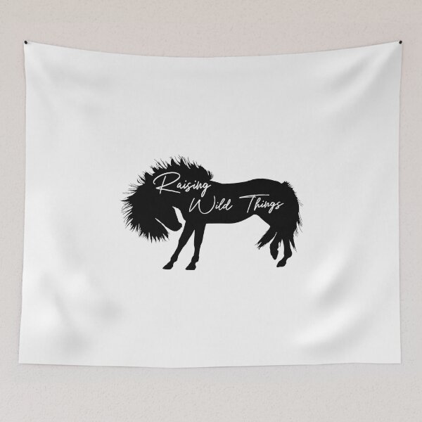 Item preview, Raising Wild Things Essential Horse Sticker Design designed and sold by Love2MakeArt.