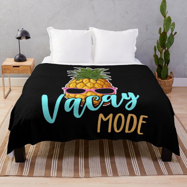 Item preview, Vacay Mode Pineapple with Sunglasses Summer Vacation Beach designed and sold by AnyKitty.