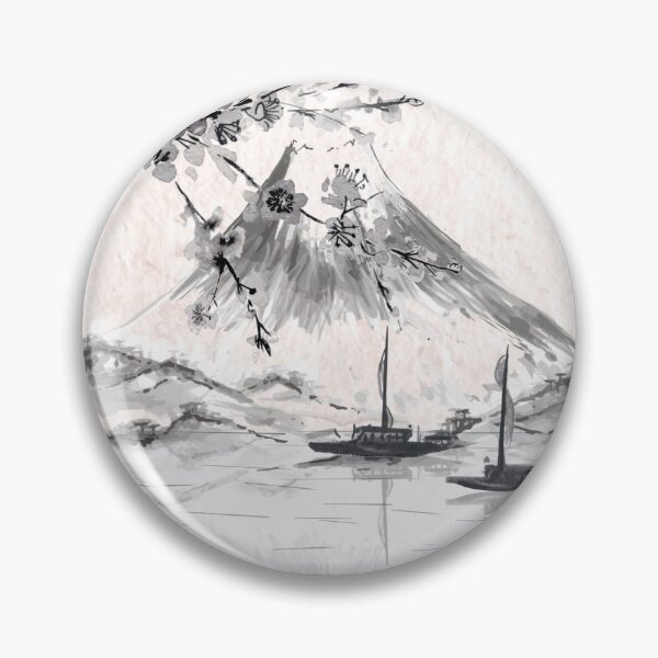 Item preview, Sakura Japanese Landscape designed and sold by ElenaDanilo.