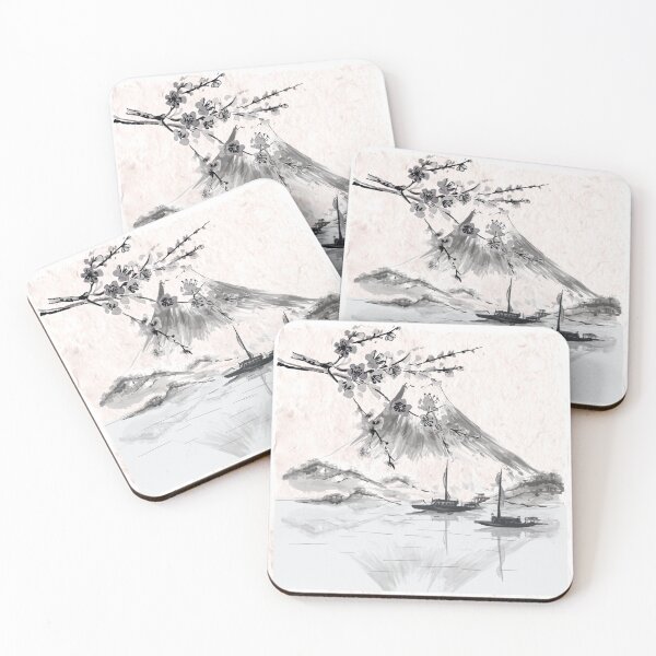 Item preview, Sakura Japanese Landscape designed and sold by ElenaDanilo.