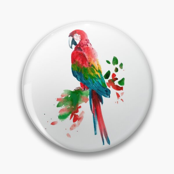 Item preview, Scarlet Parrot. Scarlet  Macaw. Pet Red Parrot.  designed and sold by ZheltakovaIana.