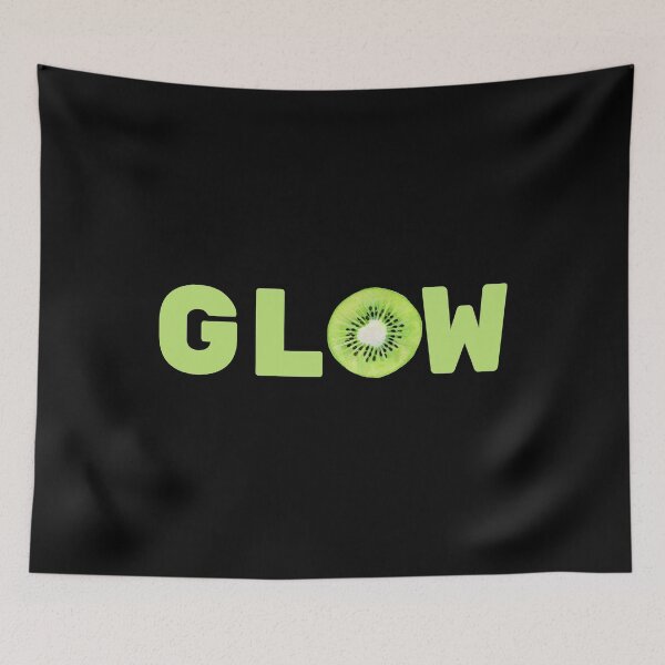Item preview,  Glow word art, kiwi fruit slices- kiwi fruit designed and sold by MiloHarris.