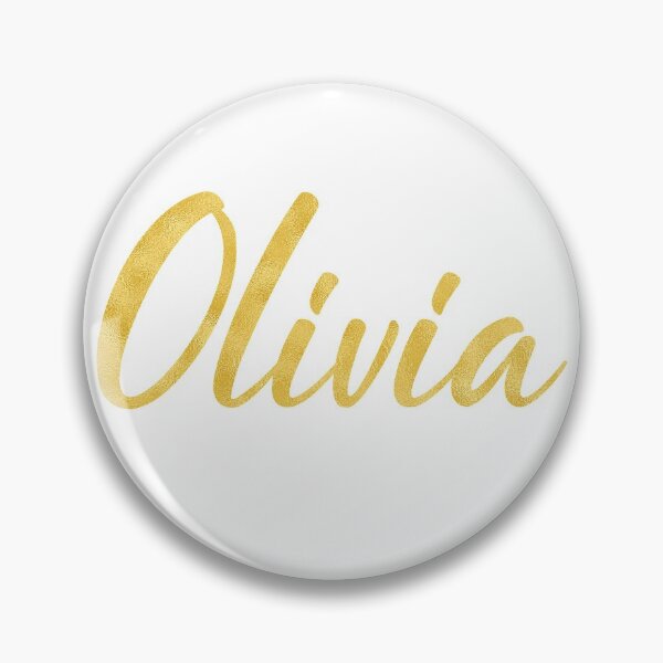 Item preview, Olivia Gold Metallic Name designed and sold by Amy Olsen.