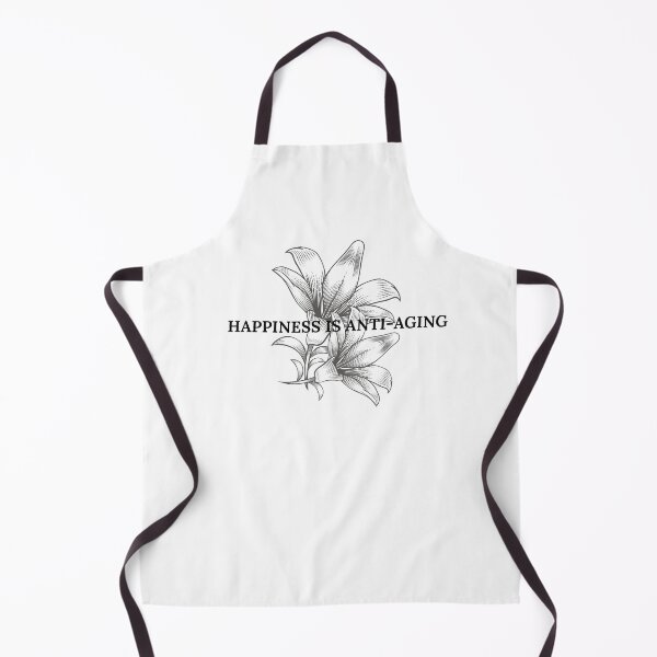 Item preview, Happiness Is Anti-Aging with hibiscus flower designed and sold by AffirmationTeez.