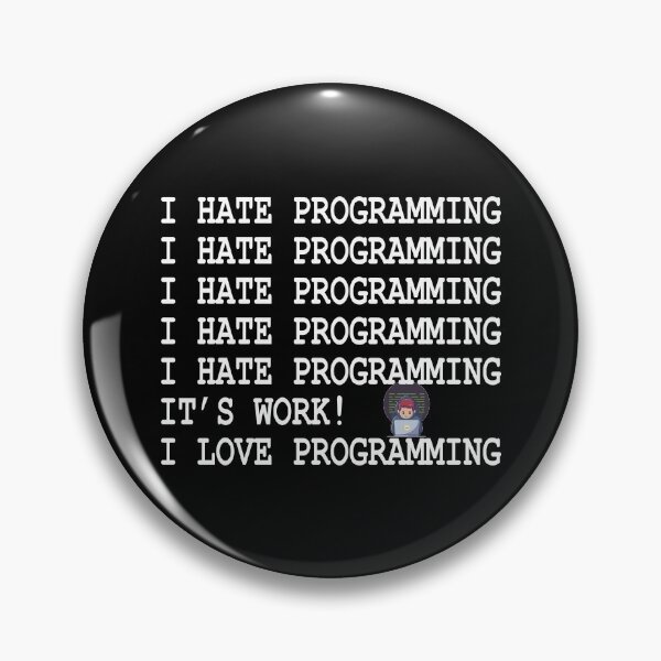 Item preview, "I  LOVE PROGRAMMING" shirt designed and sold by LunarVision.