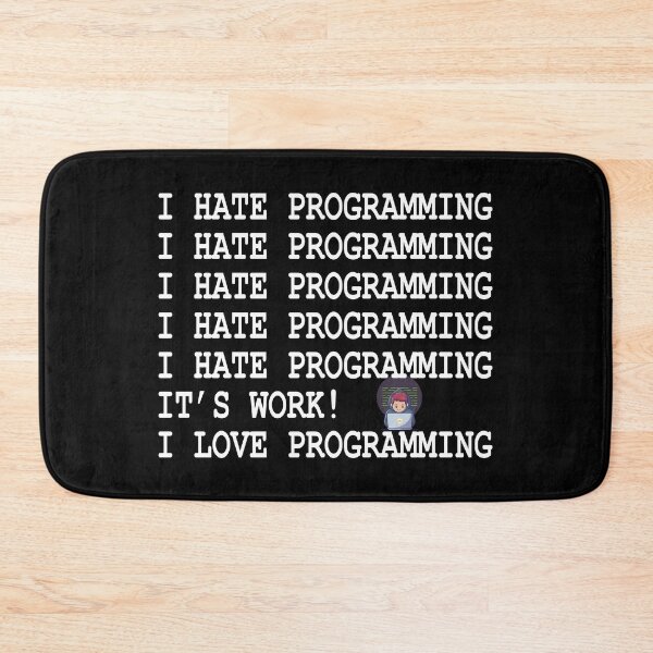 Item preview, "I  LOVE PROGRAMMING" shirt designed and sold by LunarVision.