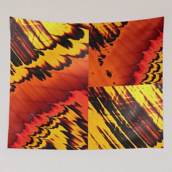 Item preview, Yellow, Red, Orange Fractal - Grunge Look designed and sold by Lyle Hatch.