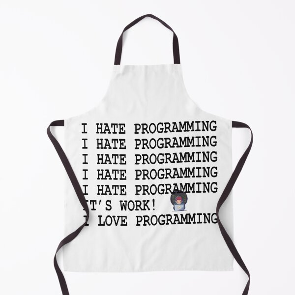Item preview, "I  HATE PROGRAMMING" shirt designed and sold by LunarVision.