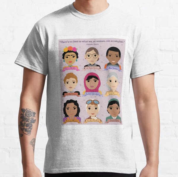 Vista previa del artículo con la obra «No hay limite de mujeres», diseñado y vendido por lerabee.