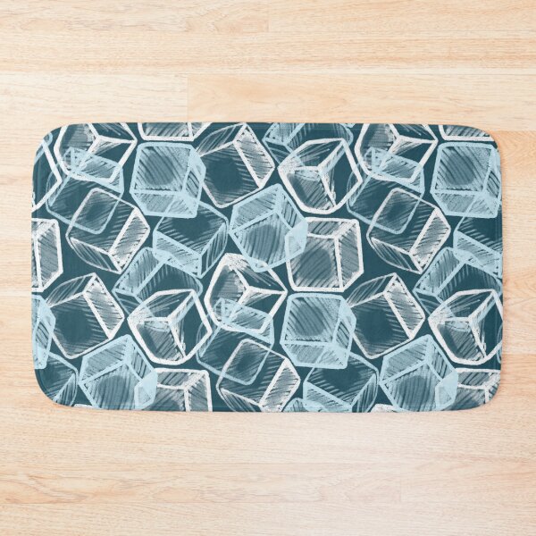 Item preview,  Ice Cubes - dark teal, ice blue, white  designed and sold by Perrin Le Feuvre.