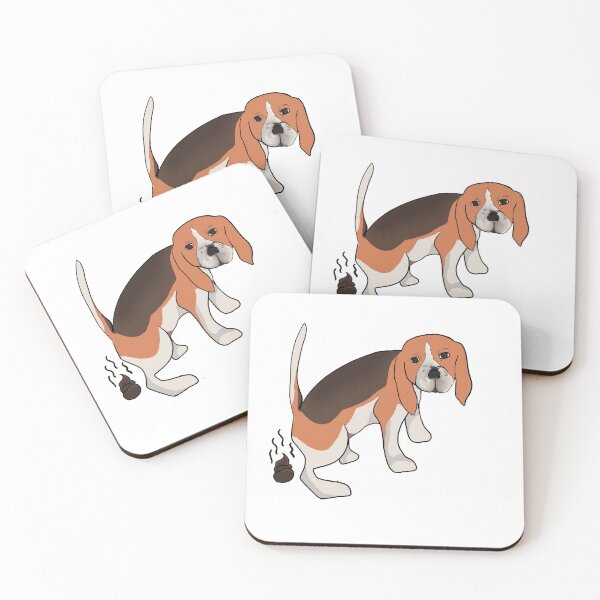 Item preview, Pooping Beagle designed and sold by Caarvroomvroom.
