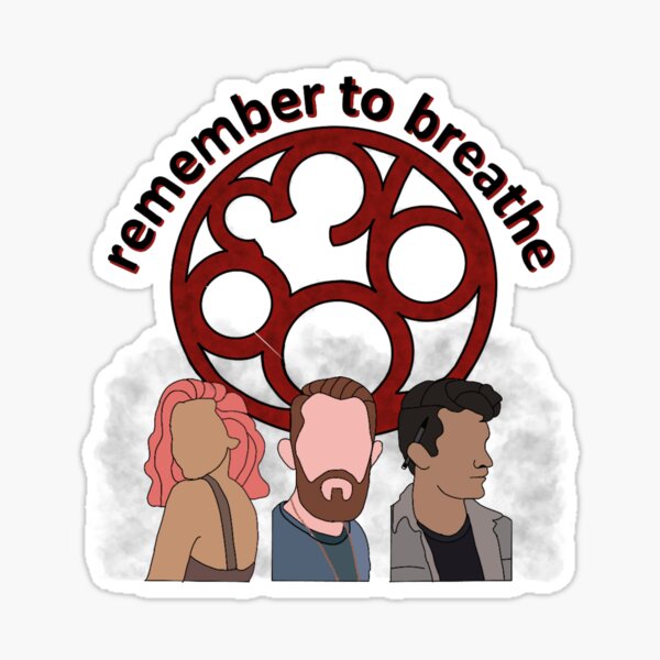 project 863--remember to breathe Sticker