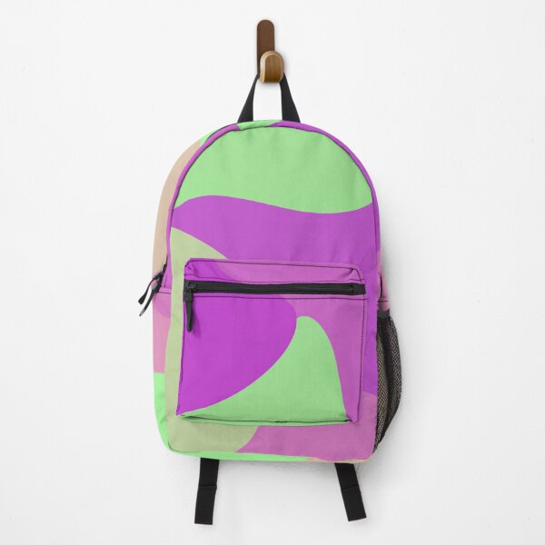Item preview, purple and green squiggle print designed and sold by myasdesignsss.