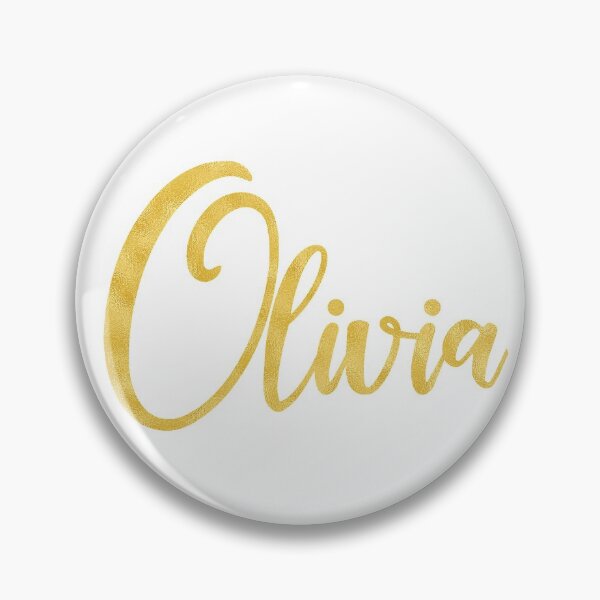 Item preview, Olivia Gold Metallic Name designed and sold by Amy Olsen.