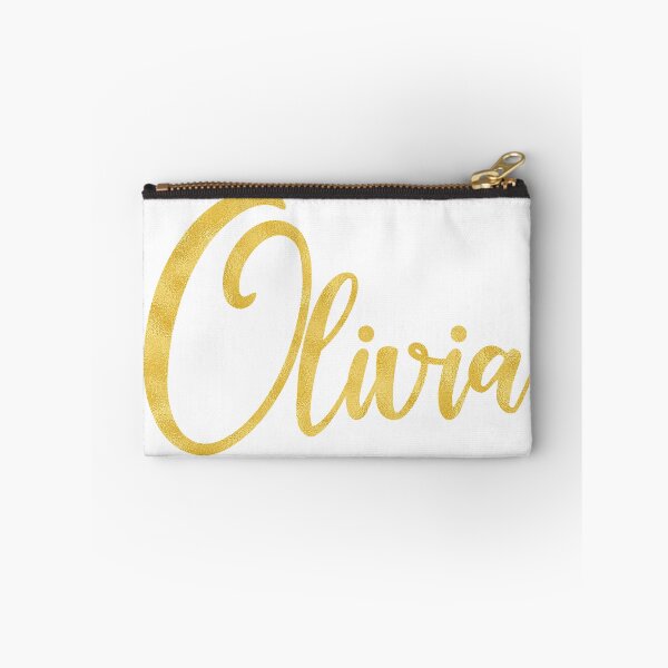 Aperçu de l'œuvre Nom métallique d'or d'Olivia créée et vendue par Amy Olsen.