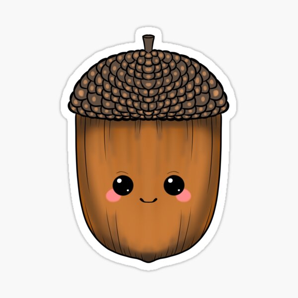 Cute Acorn Sticker