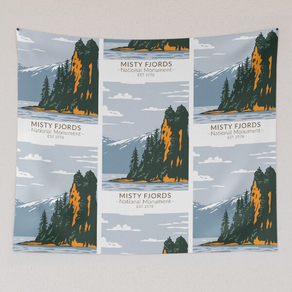 Item preview, Misty Fjords National Monument New Eddystone Rock designed and sold by KrisSidDesigns.