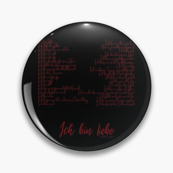 Item preview, Self-love affirmations, red on black. designed and sold by Anke Franikowski.