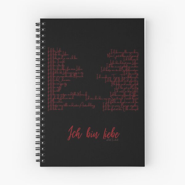 Item preview, Self-love affirmations, red on black. designed and sold by Anke Franikowski.