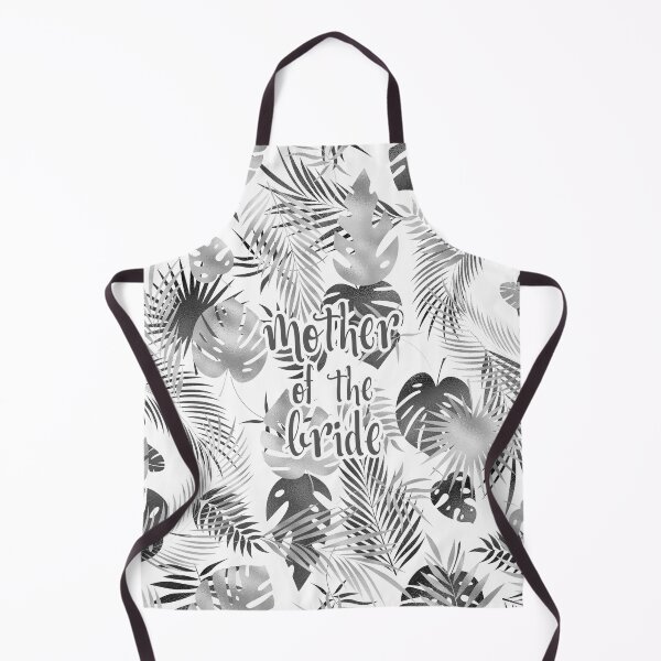 Item preview, Tropical Wedding Mother of the Bride Leaves Black and White designed and sold by CoolYule.