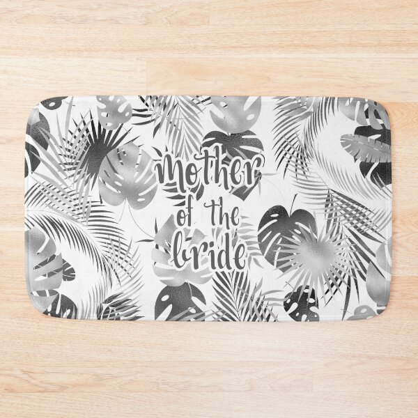Item preview, Tropical Wedding Mother of the Bride Leaves Black and White designed and sold by CoolYule.