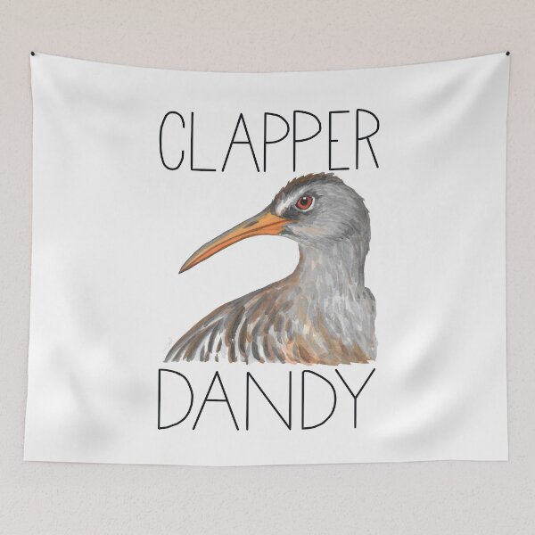 Item preview, Clapper Dandy (Clapper Rail) designed and sold by LauraWolfArtist.