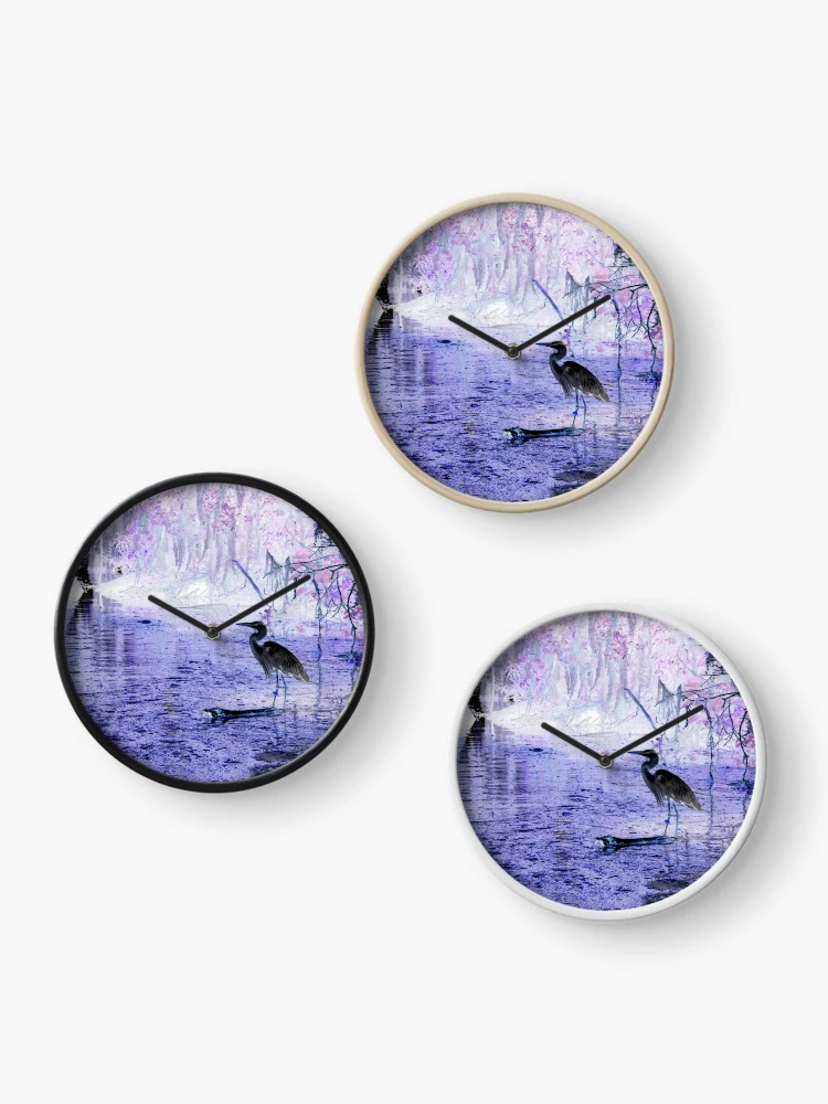 Thumbnail 3 of 4, Clock, Violet Waters designed and sold by InhumanImaging.