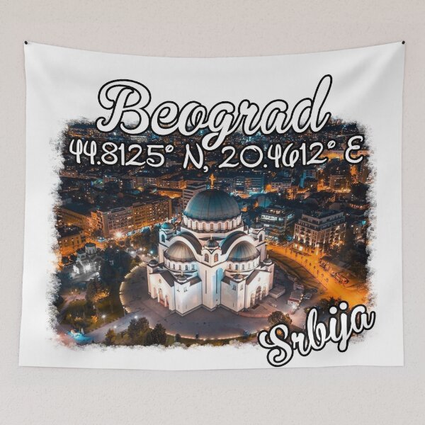 Item preview, Beograd Koordinate  designed and sold by Srbi.