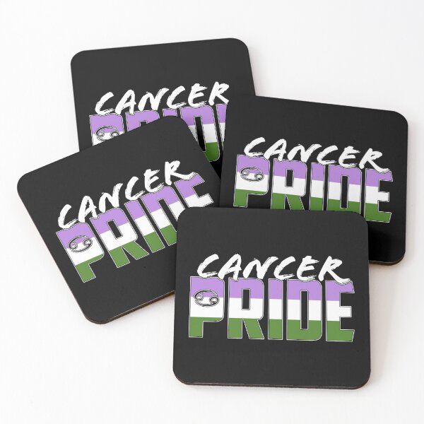 Item preview, Cancer Genderqueer Pride Flag Zodiac Sign designed and sold by Patrick Hiller.