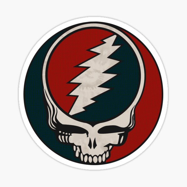 Stehlen Sie Ihr Gesicht Dead Head Retro Sticker