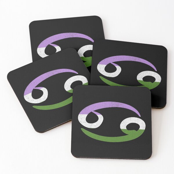 Item preview, Genderqueer Cancer Pride Flag Zodiac Sign designed and sold by Patrick Hiller.