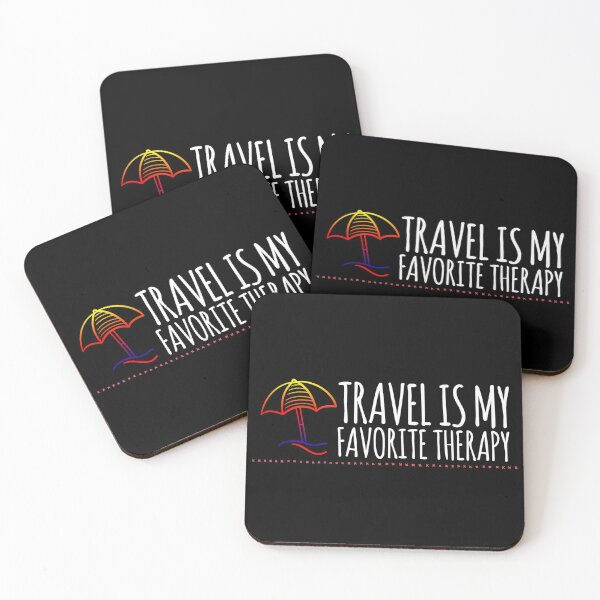 Item preview, Travel Is My Favorite Therapy designed and sold by tw2us.