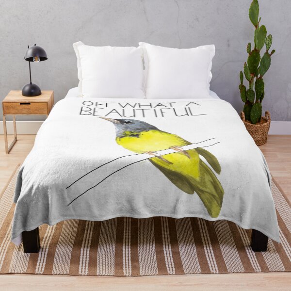 Item preview, Oh What a Beautiful Mourning Warbler designed and sold by LauraWolfArtist.