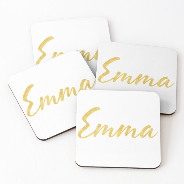 Aperçu de l'œuvre Nom métallique d'or d'Emma créée et vendue par Amy Olsen.