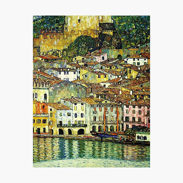 Item preview, Malcesine sur le lac de Garde (1913), Gustav Klimt designed and sold by allhistory.