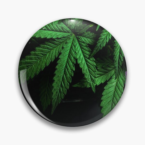 Item preview, Cannabis Plants On Grunge Purple Circle Frame designed and sold by EarthArtDesigns.