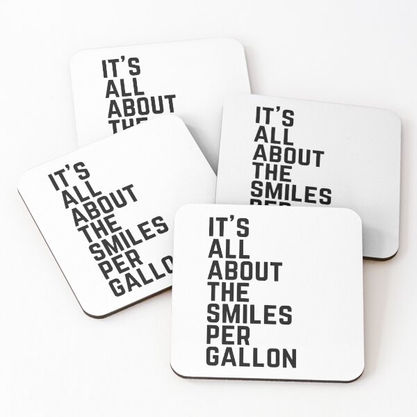 Item preview, Smiles per Gallon designed and sold by Dedicated2Drive.