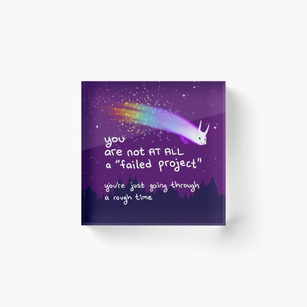 Item preview, "You're Not AT ALL a Failed Project" Dragon Comet designed and sold by thelatestkate.