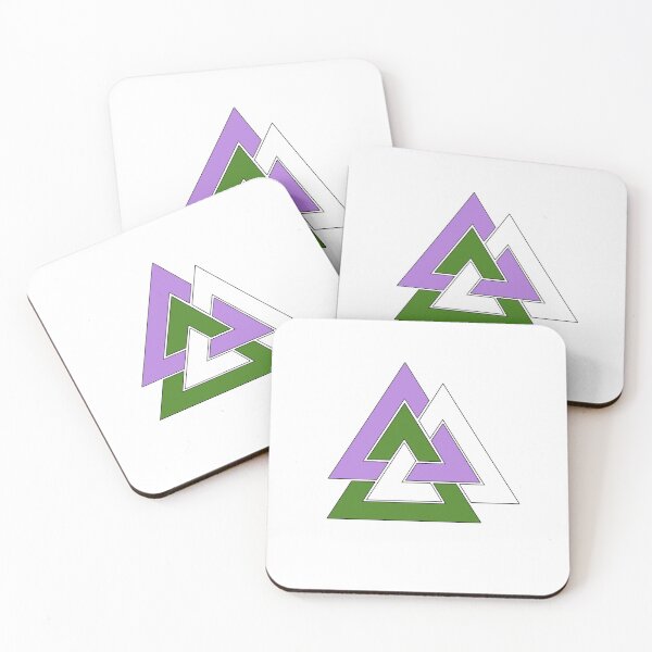 Item preview, Genderqueer/Non-binary Viking Valknut designed and sold by hereticbassist.