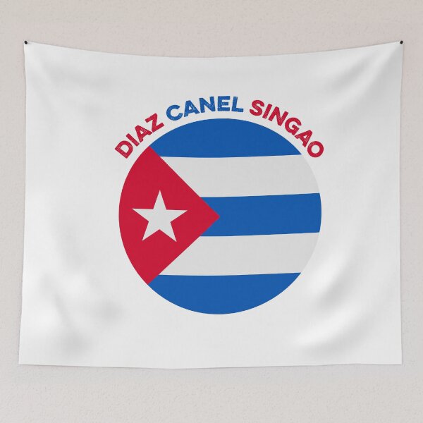 Item preview, Diaz Canel Singao Cuban Flag Cuba Patria y Vida Movimiento designed and sold by gkao.