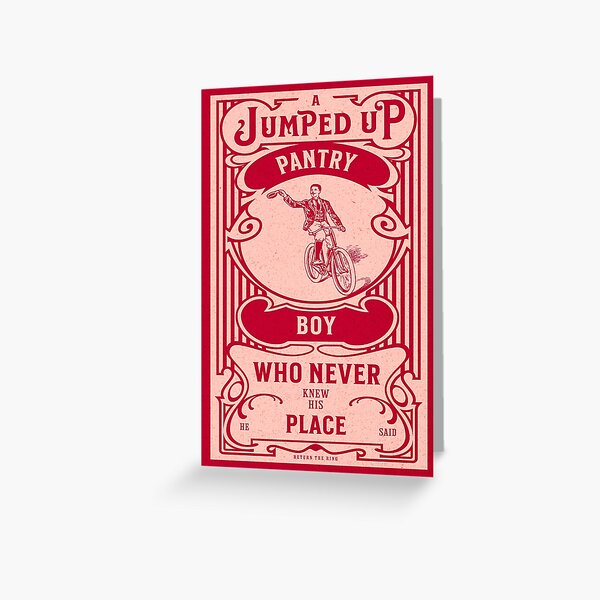Item preview, The Smiths Jumped Up Pantry Boy designed and sold by LookSharpish.