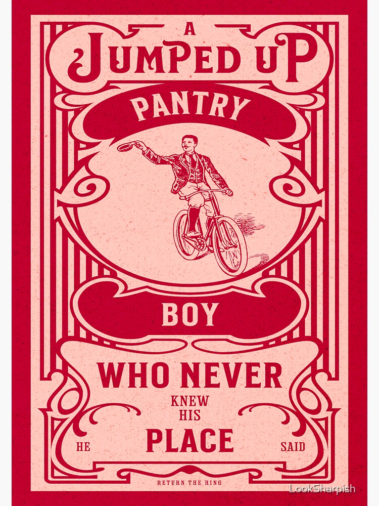 "The Smiths Jumped Up Pantry Boy" Sticker for Sale by LookSharpish Redbubble