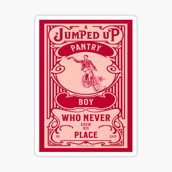 "The Smiths Jumped Up Pantry Boy" Sticker for Sale by LookSharpish Redbubble