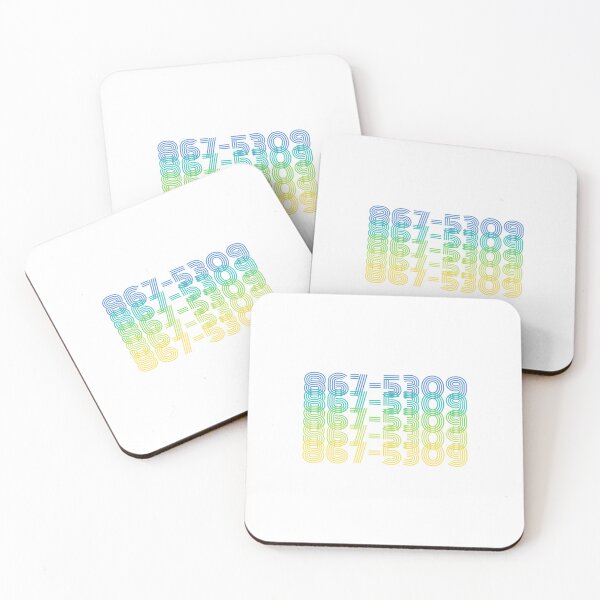 Item preview, 80s Music - 867-5309 - 1980s Famous Phone Number - Song Lyrics designed and sold by DesignByLeo.