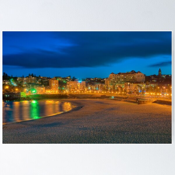 Item preview, Coogee beach at dusk designed and sold by Erik Schlogl.