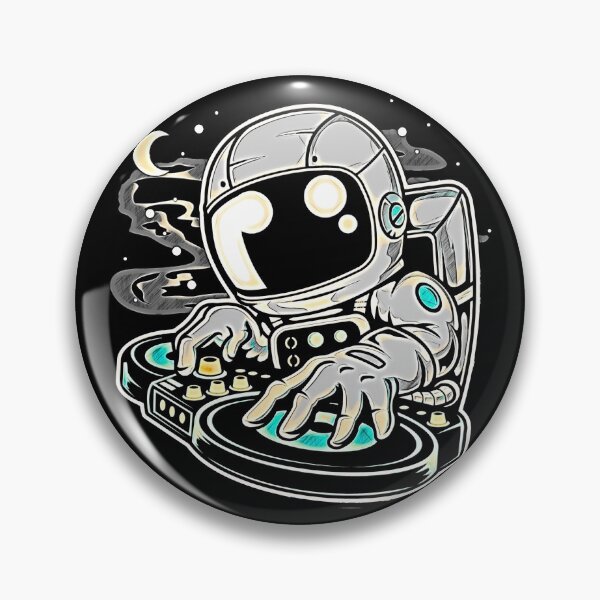 Item preview, Astronaut DJ • Funny And Cool Sci-Fi Cartoon Drawing Design Great For Any Occasion And For Everyone designed and sold by teeshood.