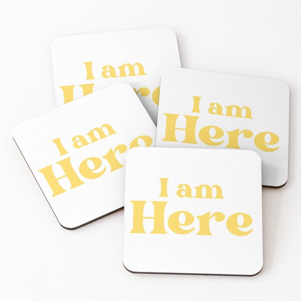 Item preview, I am here text design  designed and sold by vimuonly.